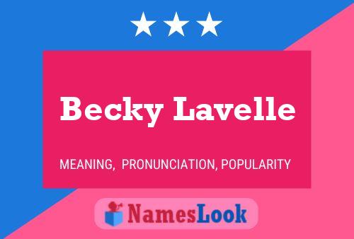 Poster del nome Becky Lavelle