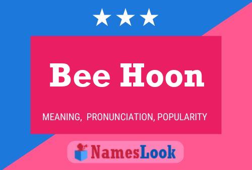 Poster del nome Bee Hoon