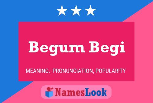 Poster del nome Begum Begi