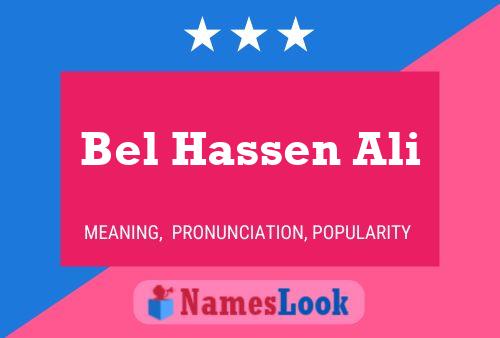 Poster del nome Bel Hassen Ali