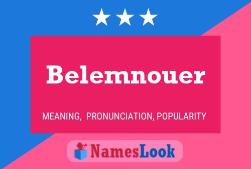 Poster del nome Belemnouer