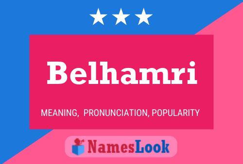 Poster del nome Belhamri