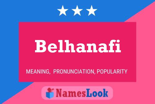 Poster del nome Belhanafi