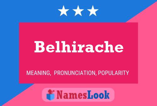 Poster del nome Belhirache