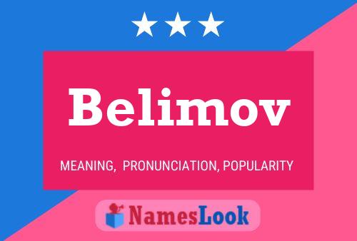 Poster del nome Belimov