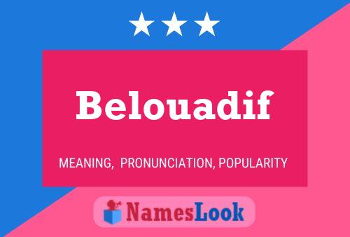 Poster del nome Belouadif