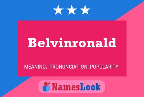 Poster del nome Belvinronald