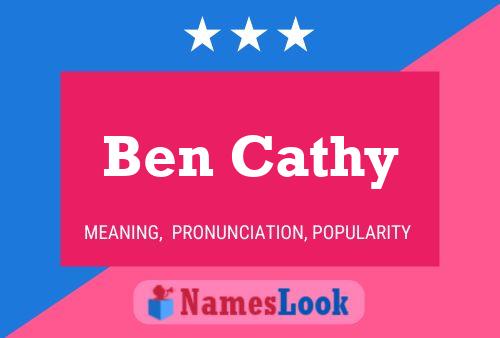 Poster del nome Ben Cathy