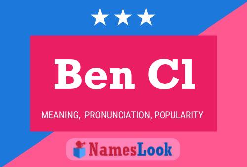 Poster del nome Ben Cl