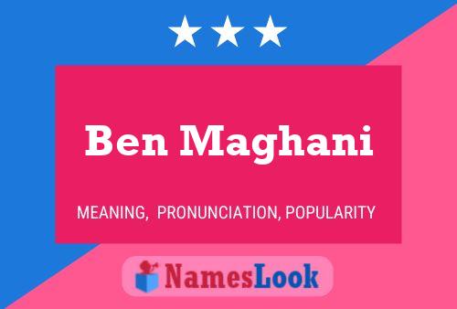 Poster del nome Ben Maghani