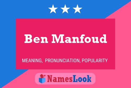 Poster del nome Ben Manfoud