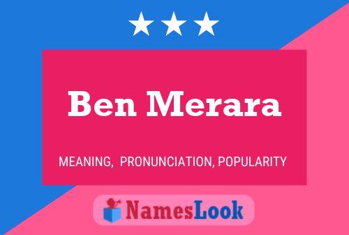 Poster del nome Ben Merara