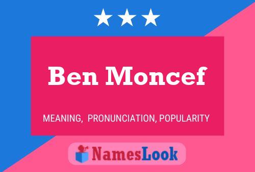 Poster del nome Ben Moncef