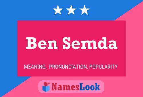 Poster del nome Ben Semda