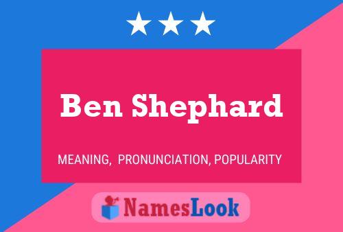 Poster del nome Ben Shephard