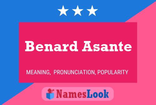 Poster del nome Benard Asante