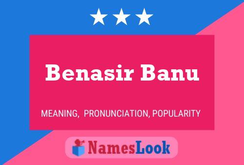 Poster del nome Benasir Banu