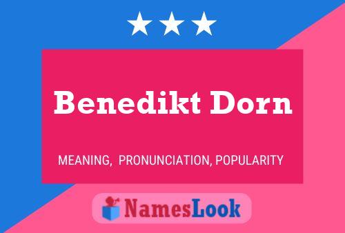 Poster del nome Benedikt Dorn