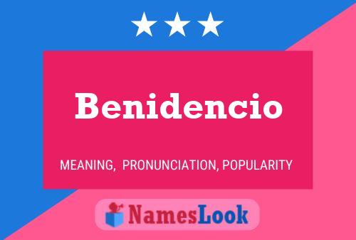 Poster del nome Benidencio