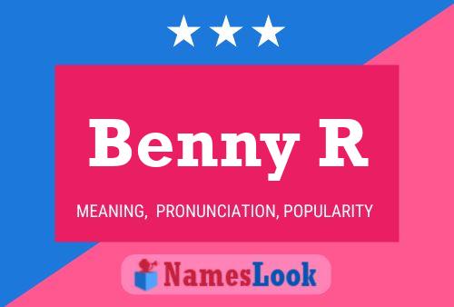 Poster del nome Benny R