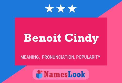 Poster del nome Benoit Cindy