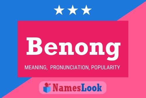 Poster del nome Benong