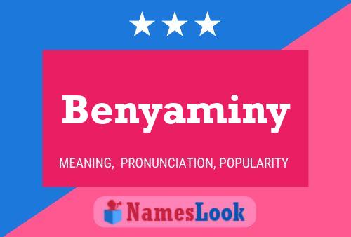 Poster del nome Benyaminy