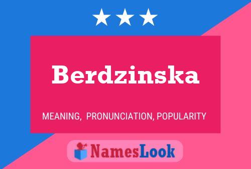 Poster del nome Berdzinska