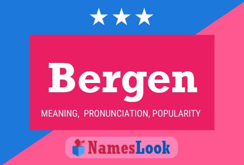 Poster del nome Bergen