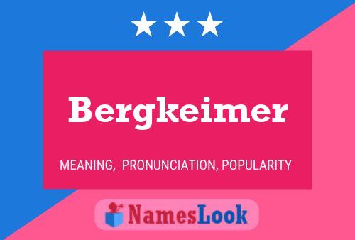 Poster del nome Bergkeimer