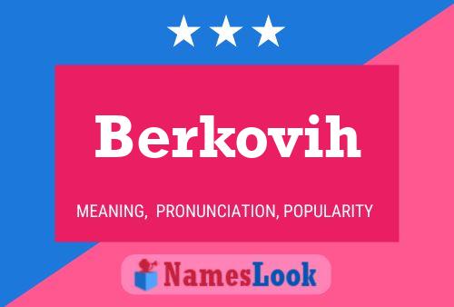 Poster del nome Berkovih