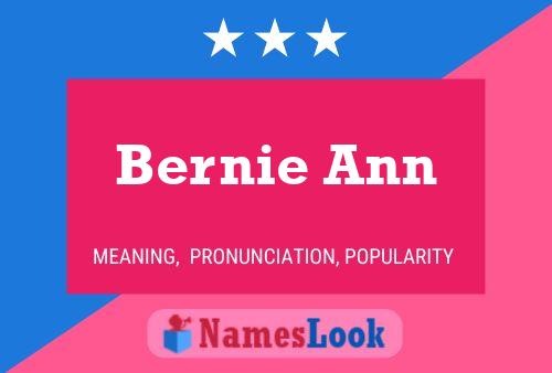 Poster del nome Bernie Ann