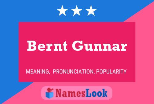 Poster del nome Bernt Gunnar