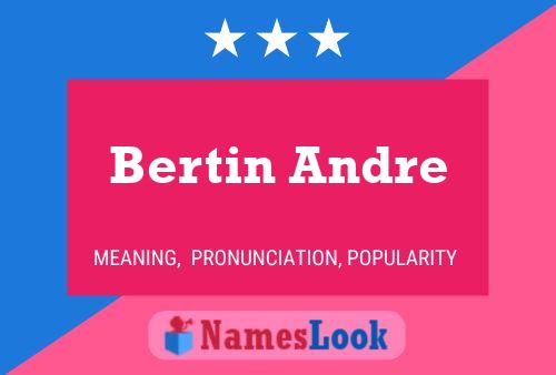 Poster del nome Bertin Andre