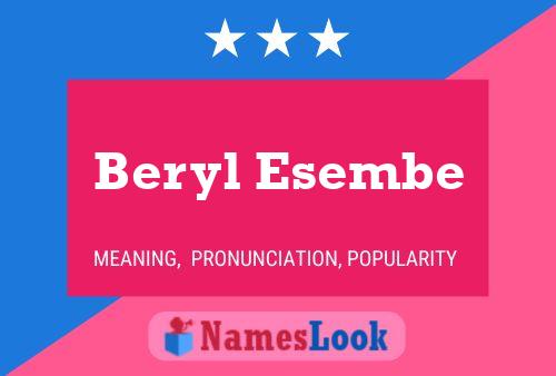 Poster del nome Beryl Esembe