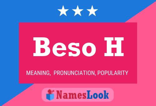 Poster del nome Beso H