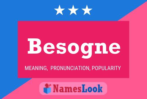 Poster del nome Besogne