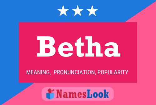 Poster del nome Betha