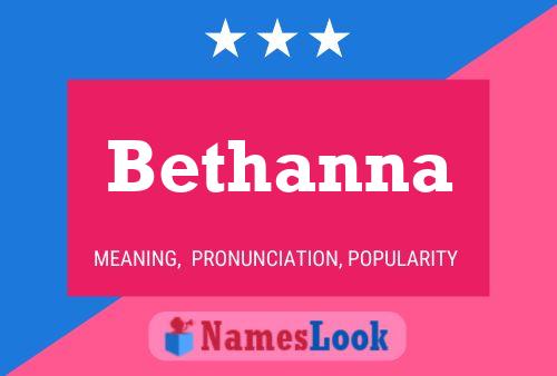 Poster del nome Bethanna