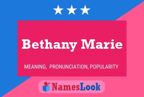 Poster del nome Bethany Marie