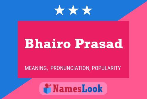 Poster del nome Bhairo Prasad