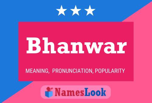 Poster del nome Bhanwar