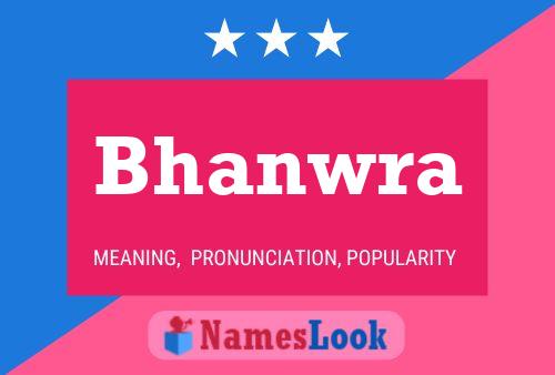 Poster del nome Bhanwra