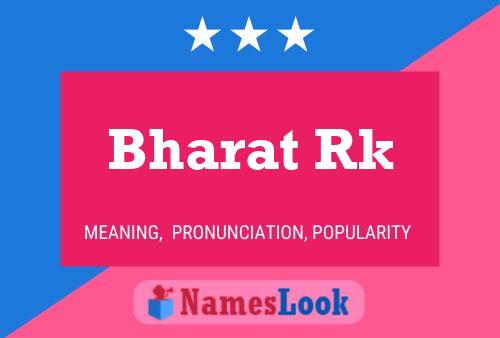 Poster del nome Bharat Rk