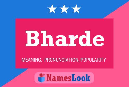 Poster del nome Bharde