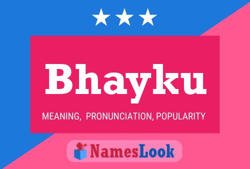 Poster del nome Bhayku