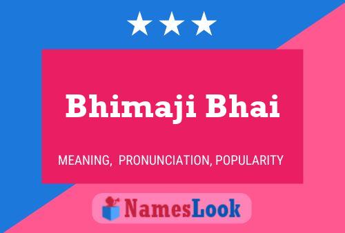 Poster del nome Bhimaji Bhai