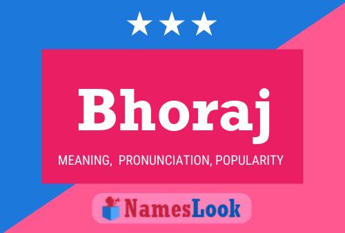 Poster del nome Bhoraj