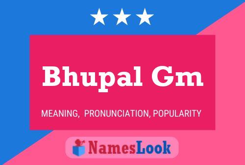 Poster del nome Bhupal Gm