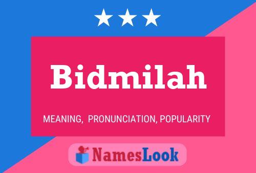 Poster del nome Bidmilah